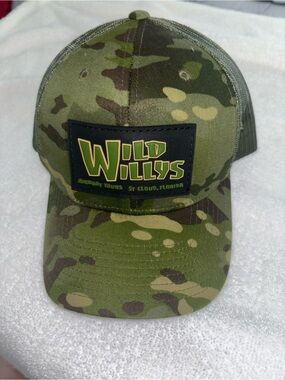 The Classic Olive Green Mesh Back Cap with Gold Logo